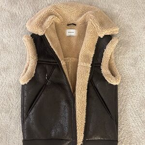Brown Leather Vest